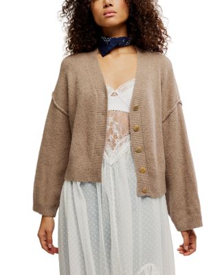 Cool of The Night V Neck Cardigan Sweater