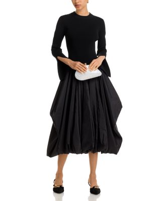 Kenlie Long Sleeve Mock Neck Dress