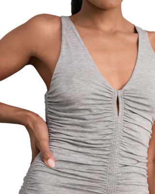 Alessandra Ruched Jersey Dress