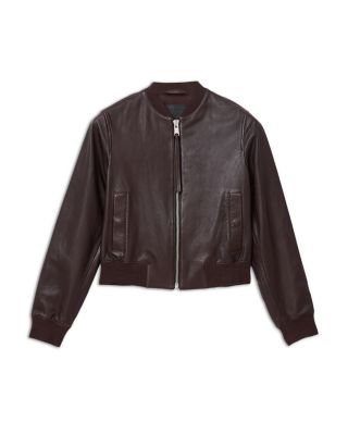 Orten Leather Bomber Jacket