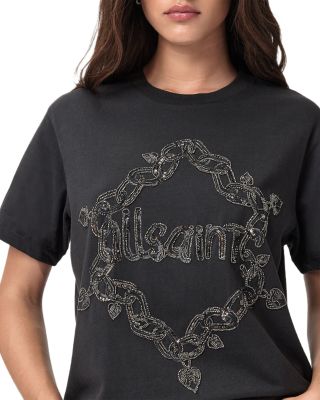 Drip Embellished Boyfriend Tee