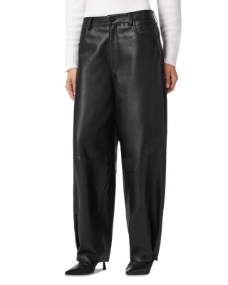 Jet Lea Leather Barrel Pants