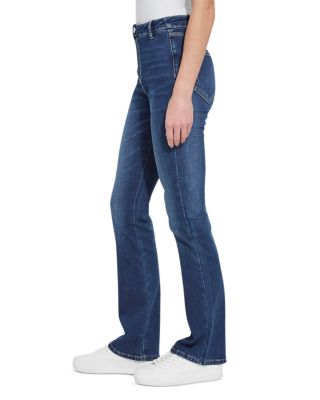 Estelle Everyday Flare Jeans in Dark Mid Wash