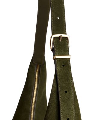 Slouch Suede Hobo Shoulder Bag