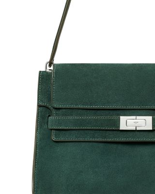 Lee Radziwill Suede Large Shoulder Bag