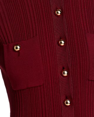 Ribbed Knit Midi Dress