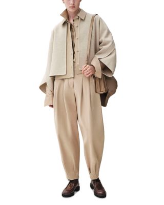 Wool Cashmere Cropped Coat