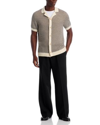 Iconico Textured Short Sleeve Cardigan