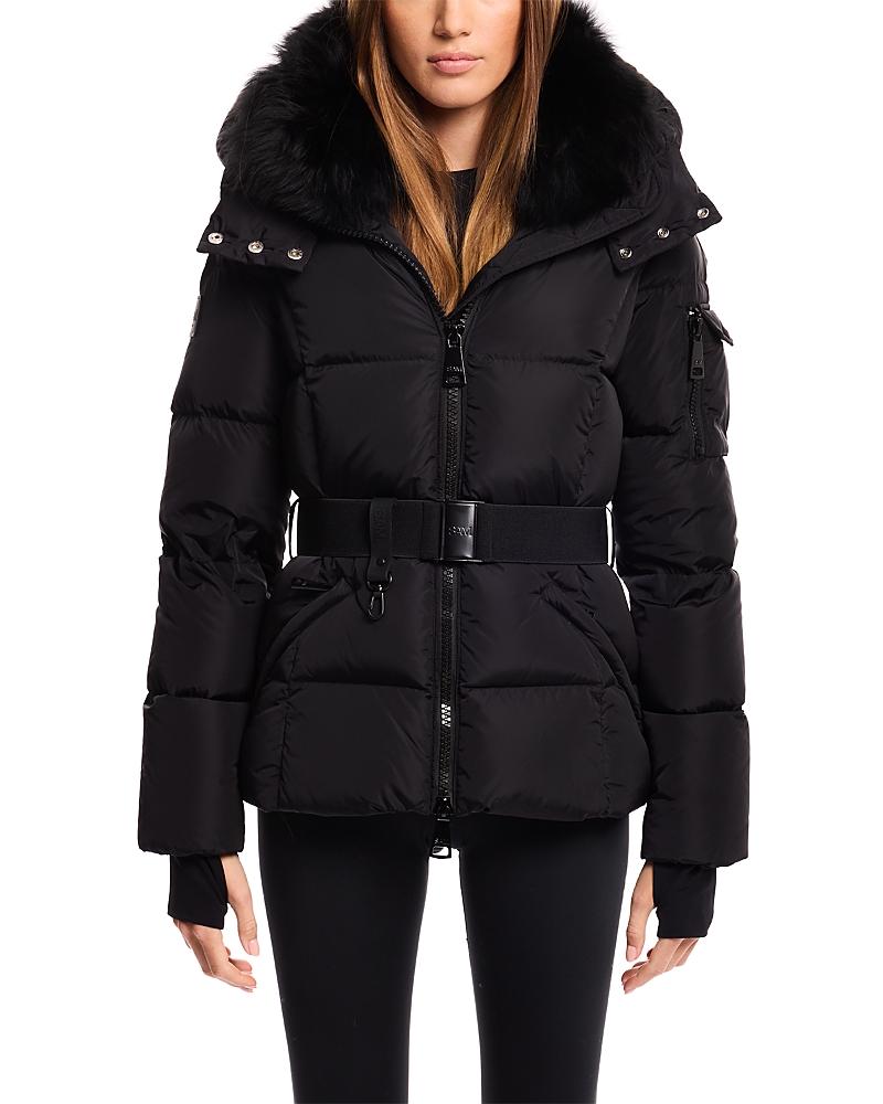 Sam Delilah Quilted Down Jacket In Black