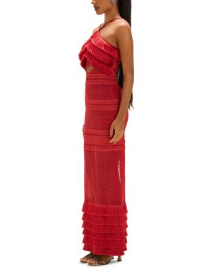 Halter Neck Maxi Dress