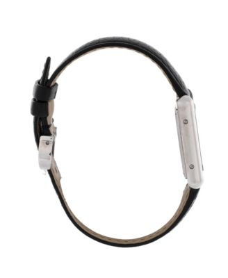 Must de Cartier Tank Quartz Watch in Stainless Steel and Leather 22mm