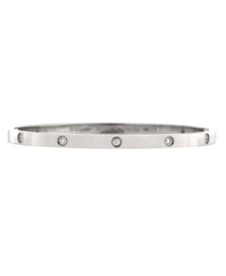 Pre-Owned Cartier - Small Love 10 Diamond Bracelet 18K White Gold with Diamonds