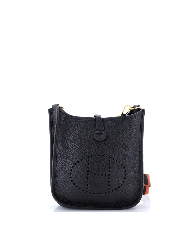 Pre-owned Pre-owned Hermes Hermes Tpm Evelyne Bag Gen Iii Clemence In Black