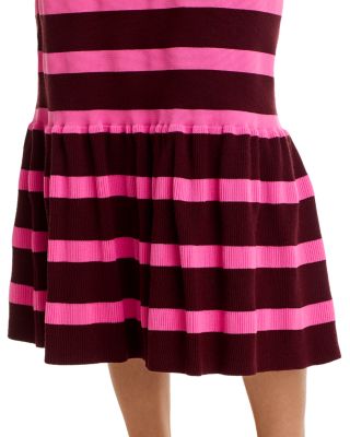 Iluminous Striped Knit Skirt 