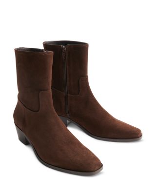 Women's Western Suede Ankle Boots