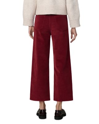 The Blake Cropped Wide Leg Jeans in Syrah