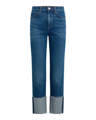 The Margot Slim Wide Cuff Jeans in Serendipity