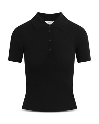 The Cashmere Short Sleeve Polo Sweater