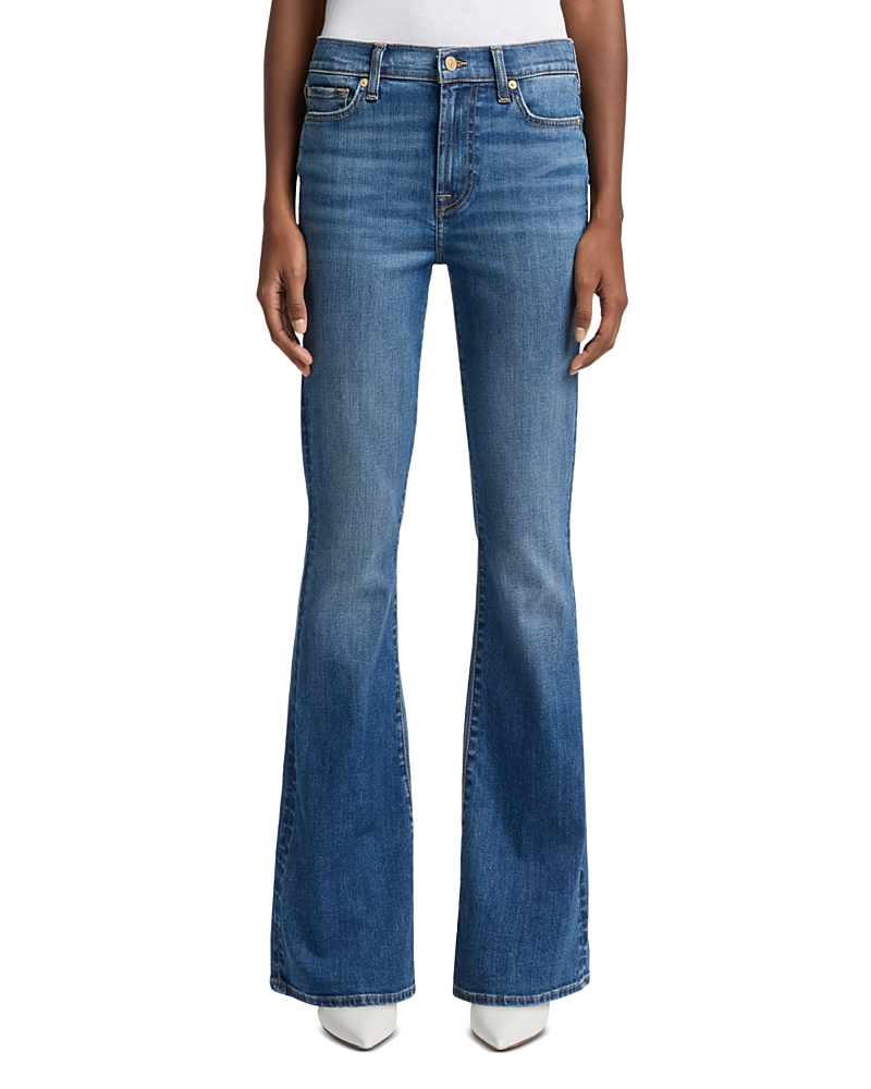 7 For All Mankind High Rise Ali Flared Leg Jeans In Royalty