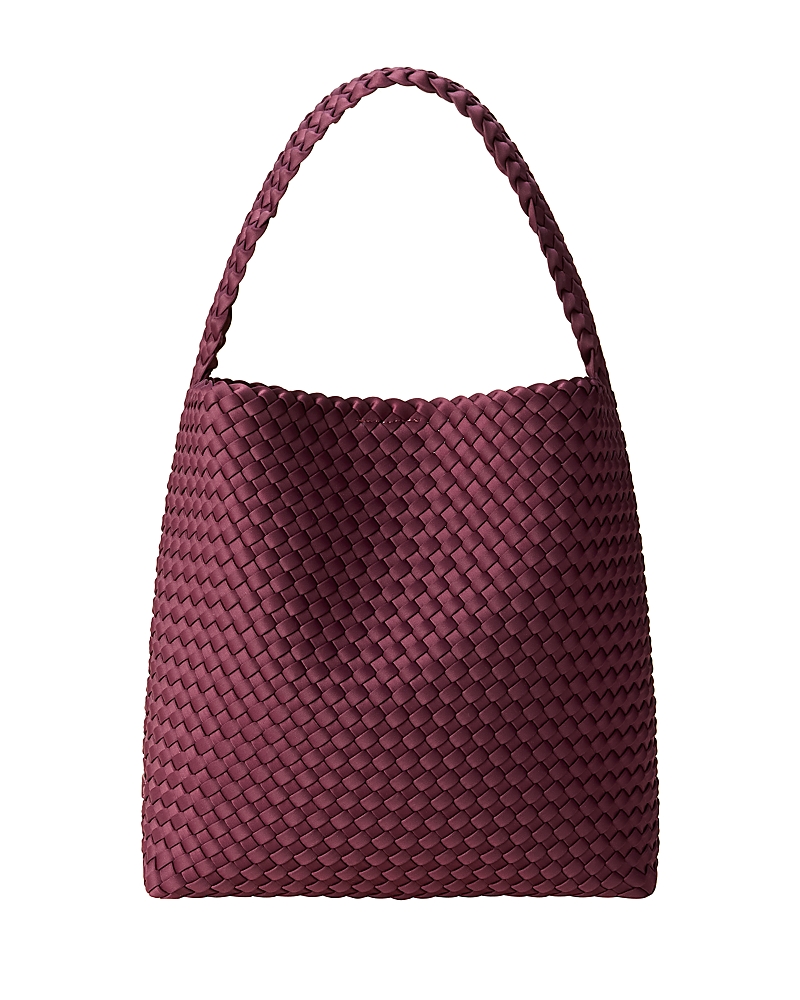 Naghedi Nomad Medium Hobo Bag In Burgundy