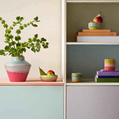 Poppery Mug in Yellow/Pink