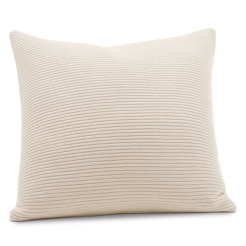 Boll & Branch Ribbed Knit Euro Sham In Neutral