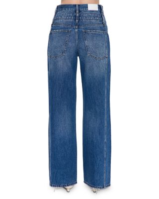 Caleb High Rise Relaxed Jeans in Echo
