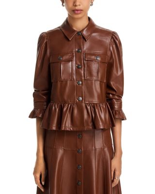 Lite Faux Leather Delanie Jacket