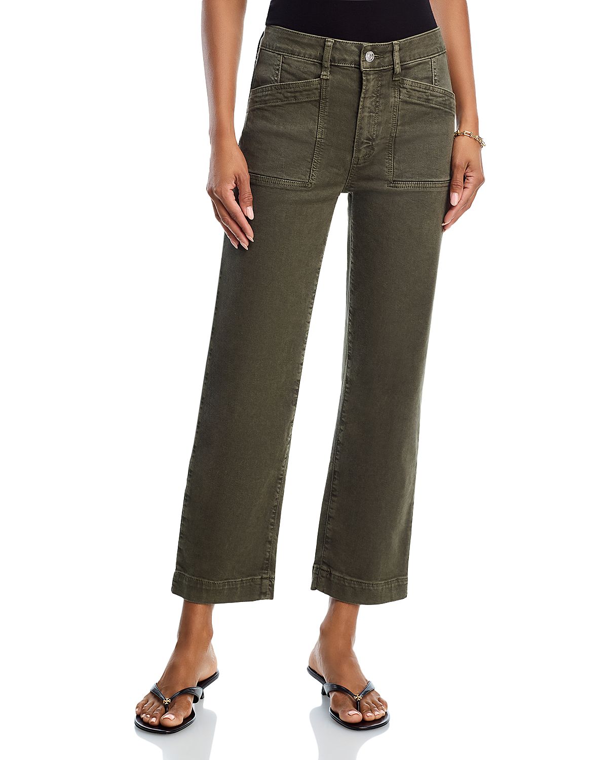 Paige Quincy Mid Rise Relaxed Ankle Jeans