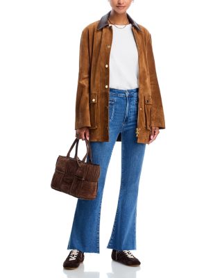 Marlow Skimmer High Rise Flare Jeans in Florea