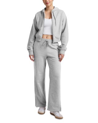 Luxefleece Side Slit Wide Leg Pants