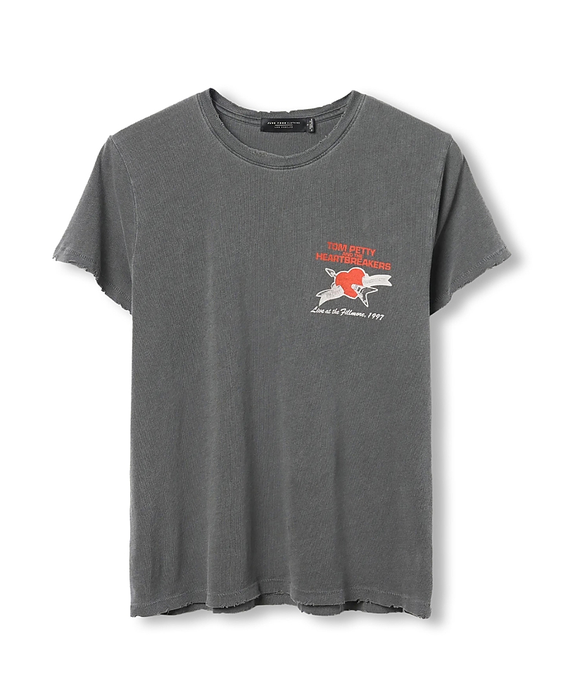 Junk Food Clothing Women's Tom Petty American Girl Vintage-like Tee