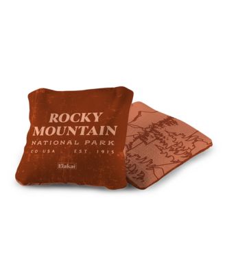 6x6 Rocky Mountain National Park Durasuede + Turbo Polyglide Pilot Versacraft Cornhole Bags