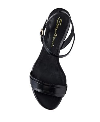 Women's Leather Mid-heel Sandal