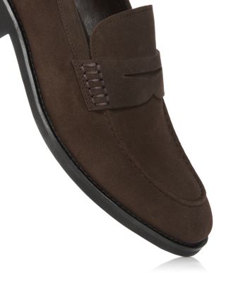 Men's Suede Penny Loafers - Exclusive