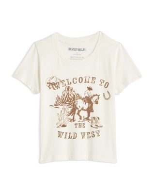 KatieJnyc Girls&#39; Tween Wild West Graphic Tee - Big Kid