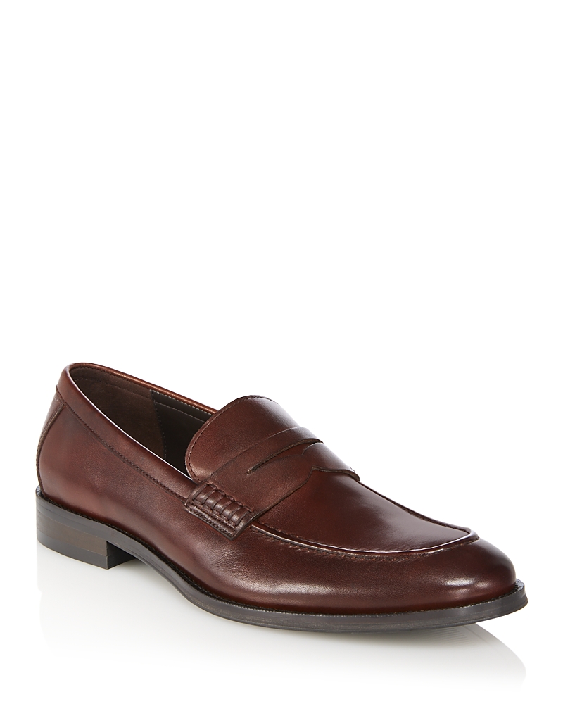 The Men's Store At Bloomingdale's Men's Slip On Penny Loafers - Exclusive In Brown