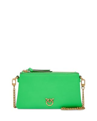 Leather Double Mini Vitello Shoulder Bag