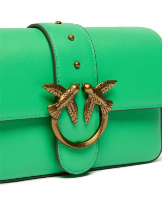 Love One Mini Slouch Leather Crossbody Bag