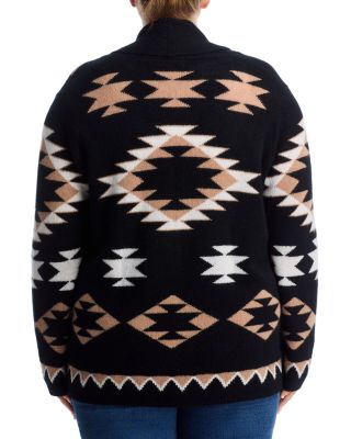 100% Cashmere Aztec Cardigan - Exclusive