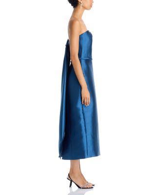 Bow Shoulder Midi Dress