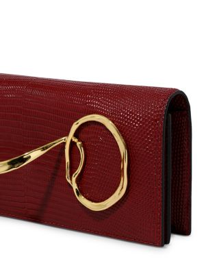 Twisted Gold Side Handle Clutch