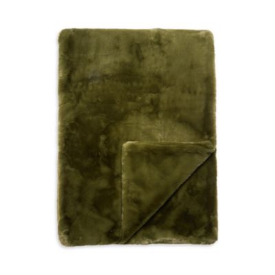 Big Rabbit Double Sided Faux Fur Throw Blanket - Exclusive