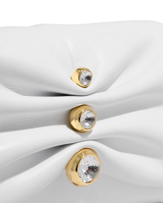 Ruched Crystal Crossbody