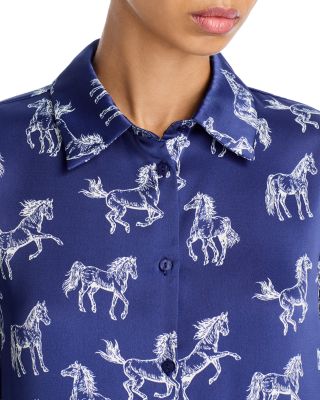 Horse Print Relaxed Shirt -Exclusive