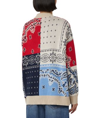 Bandana Patchwork Cardigan