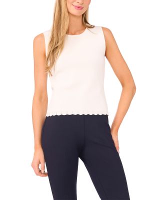 Sandie Scalloped Knit Top