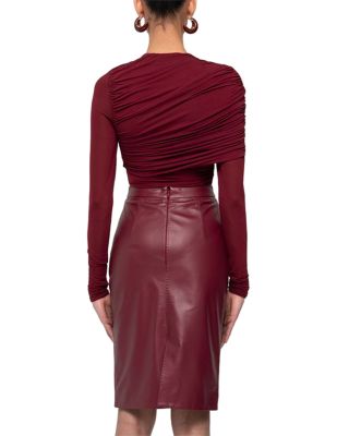 Dorian Leather Skirt