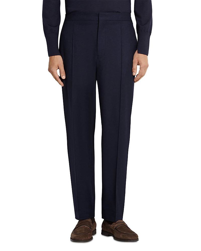 Zegna 15milmil15 Wool, Silk & Cashmere Pants In Blue
