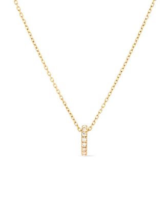  Solid Gold Lab-Grown Diamond Aurora Necklace